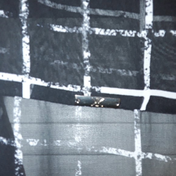 Sheer Delite XL High Low Wrap Top Black Sleeveless - Picture 2 of 8